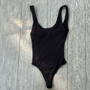 Wilfred free thong bodysuit black xs